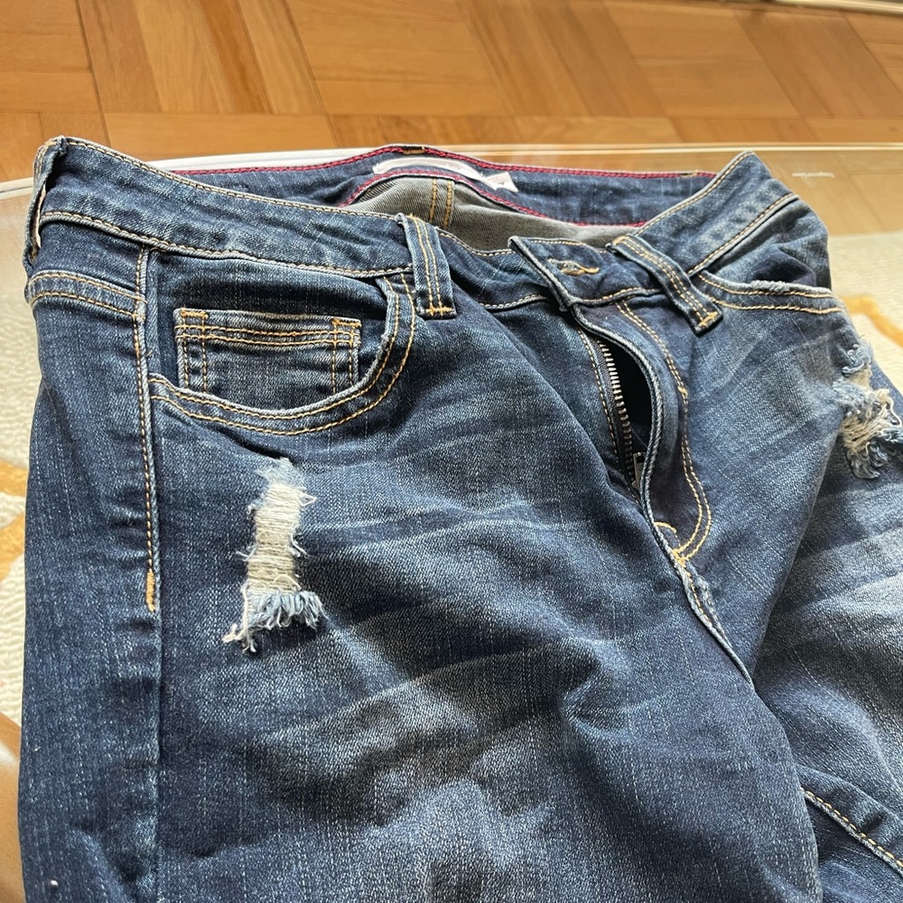 Cello Distressed Blue Jeans for Women - Picture 2 of 4